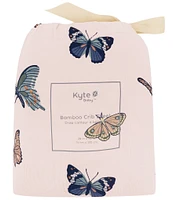 Kyte BABY Baby Bamboo Butterfly Print Crib Sheet