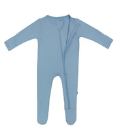 Kyte BABY Baby Boys Bamboo Zip Front Footie