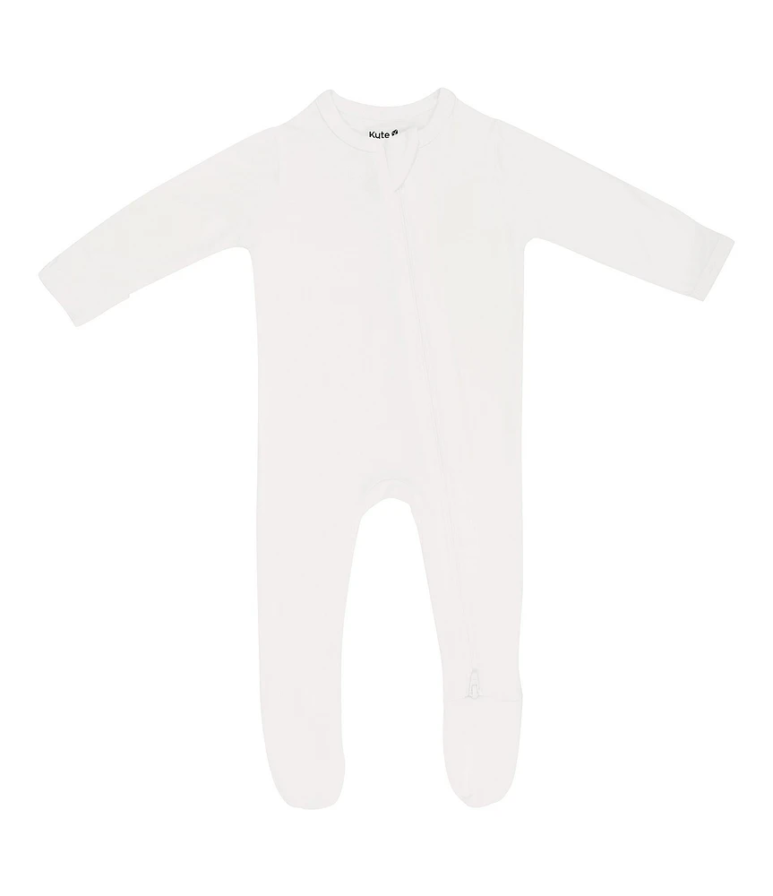 Kyte BABY Baby Boys Bamboo Zip Front Footie
