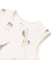 Kyte BABY Baby Boys Bamboo Giraffe Print Sleep Bag 1.0