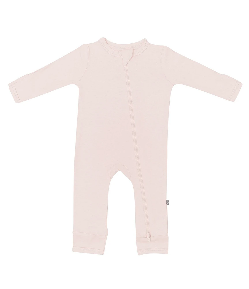 Kyte BABY Baby Girls Bamboo Zip Front Coverall