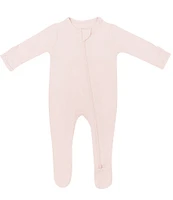 Kyte BABY Baby Girls Bamboo Zip Front Footie