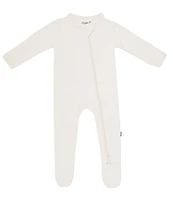 Kyte BABY Baby Girls Bamboo Zip Front Footie
