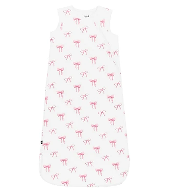Kyte BABY Baby Girls Bamboo Bow Print Sleep Bag 1.0