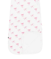 Kyte BABY Baby Girls Bamboo Bow Print Sleep Bag 1.0