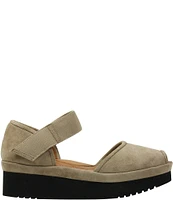 L'Amour Des Pieds Amadour Suede Platform Sandals