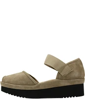 L'Amour Des Pieds Amadour Suede Platform Sandals