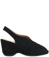 L'Amour Des Pieds Odetta Suede Slingback Pumps