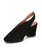 L'Amour Des Pieds Odetta Suede Slingback Pumps