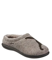 L.L.Bean Daybreak Scuff Dog Motif 2 Slippers