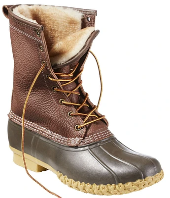 L.L.Bean Men's 10#double; Bean Shearling-Lined Insulated Cold Weather Boots