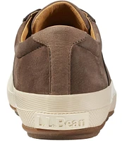 L.L. Bean Men's Double L Lace-Up Waterproof Leather Sneakers