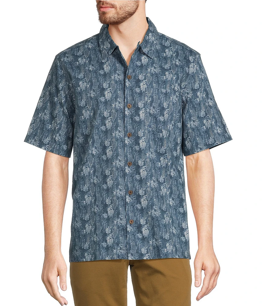 L.L.Bean Tropics Short Sleeve Woven Shirt
