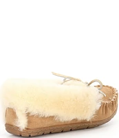 L.L.Bean Wicked Good Shearling Moccasin Slippers