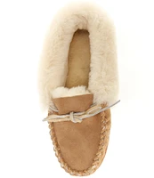 L.L.Bean Wicked Good Shearling Moccasin Slippers