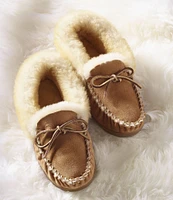 L.L.Bean Wicked Good Shearling Moccasin Slippers