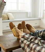 L.L.Bean Wicked Good Shearling Moccasin Slippers