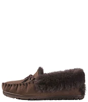 L.L.Bean Wicked Good Shearling Moccasin Slippers