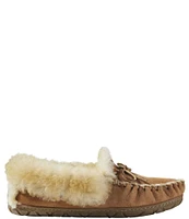 L.L.Bean Wicked Good Shearling Moccasin Slippers