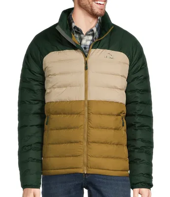 L.L.Bean Bean's Color Block Down Jacket