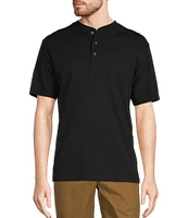 L.L.Bean Carefree Unshrinkable Traditional Fit Short Sleeve Henley T-Shirt