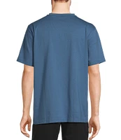 L.L.Bean Carefree Unshrinkable Traditional Fit Short Sleeve Henley T-Shirt