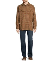 L.L.Bean Chamois Mini Plaid Long Sleeve Woven Shirt