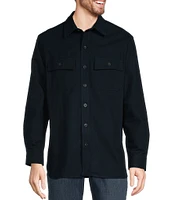 L.L.Bean Chamois Solid Long Sleeve Woven Shirt