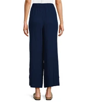L.L.Bean Cloud Gauze Elastic Band Wide Leg Pants