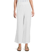 L.L.Bean Cloud Gauze Elastic Band Wide Leg Pants