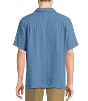 L.L.Bean Cloud Gauze Short Sleeve Woven Camp Shirt