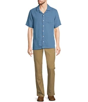L.L.Bean Cloud Gauze Short Sleeve Woven Camp Shirt