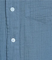 L.L.Bean Cloud Gauze Short Sleeve Woven Camp Shirt