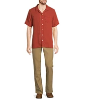 L.L.Bean Cloud Gauze Short Sleeve Woven Camp Shirt