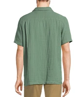 L.L.Bean Cloud Gauze Short Sleeve Woven Camp Shirt
