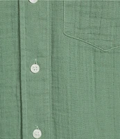 L.L.Bean Cloud Gauze Short Sleeve Woven Camp Shirt