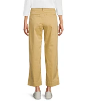 L.L.Bean Comfort Stretch Mid-Rise Wide-Leg Chino Pants