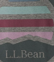 L.L.Bean Cozy Camp Knit Logo Graphic Hoodie