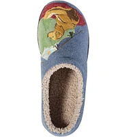 L.L.Bean Daybreak Scuff Best Friends Motif Slippers