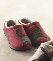 L.L.Bean Daybreak Scuff Motif 2 Cat Slippers