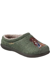 L.L.Bean Daybreak Scuff Puppies Motif Slippers