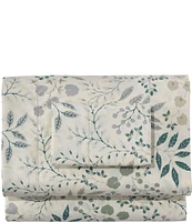 L.L.Bean Floral Pima Percale 280-Thread Count Sheet Set