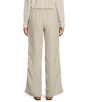 L.L.Bean Linen Pull-On Drawstring Pants