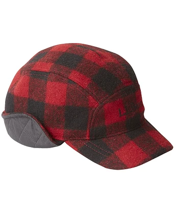 L.L.Bean Maine Guide Plaid Wool Blend Cap