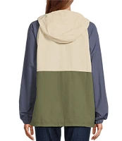 L.L.Bean Mountain Classic Color Blocked Anorak Jacket