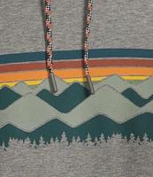 L.L.Bean Performance Stretch Mountain Graphic Camp Hoodie