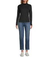 L.L.Bean Pima Cotton Long Sleeve Knit Turtleneck