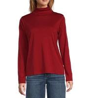 L.L.Bean Pima Cotton Long Sleeve Knit Turtleneck