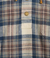 L.L.Bean Scotch Flannel Anorak Plaid Hoodie