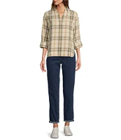 L.L.Bean Signature Relaxed Hemp Popover Shirt